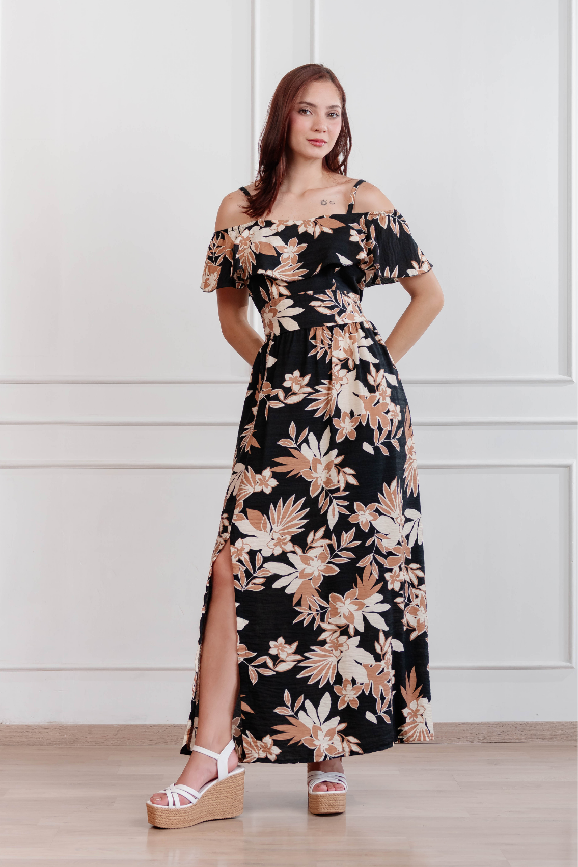 Vestido Off Shoulder samara