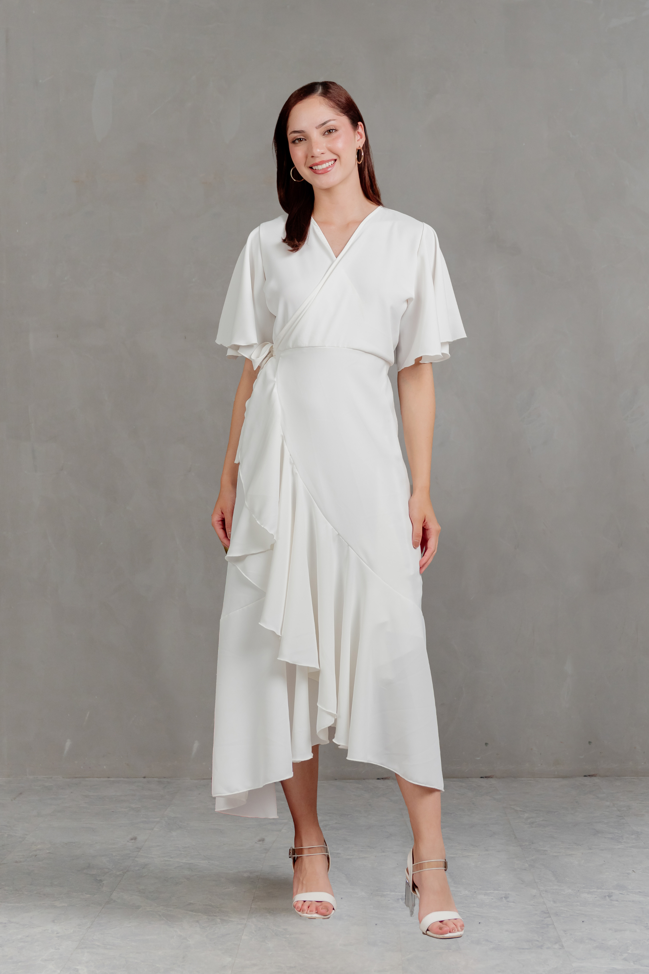 Vestido Morellia envolvente